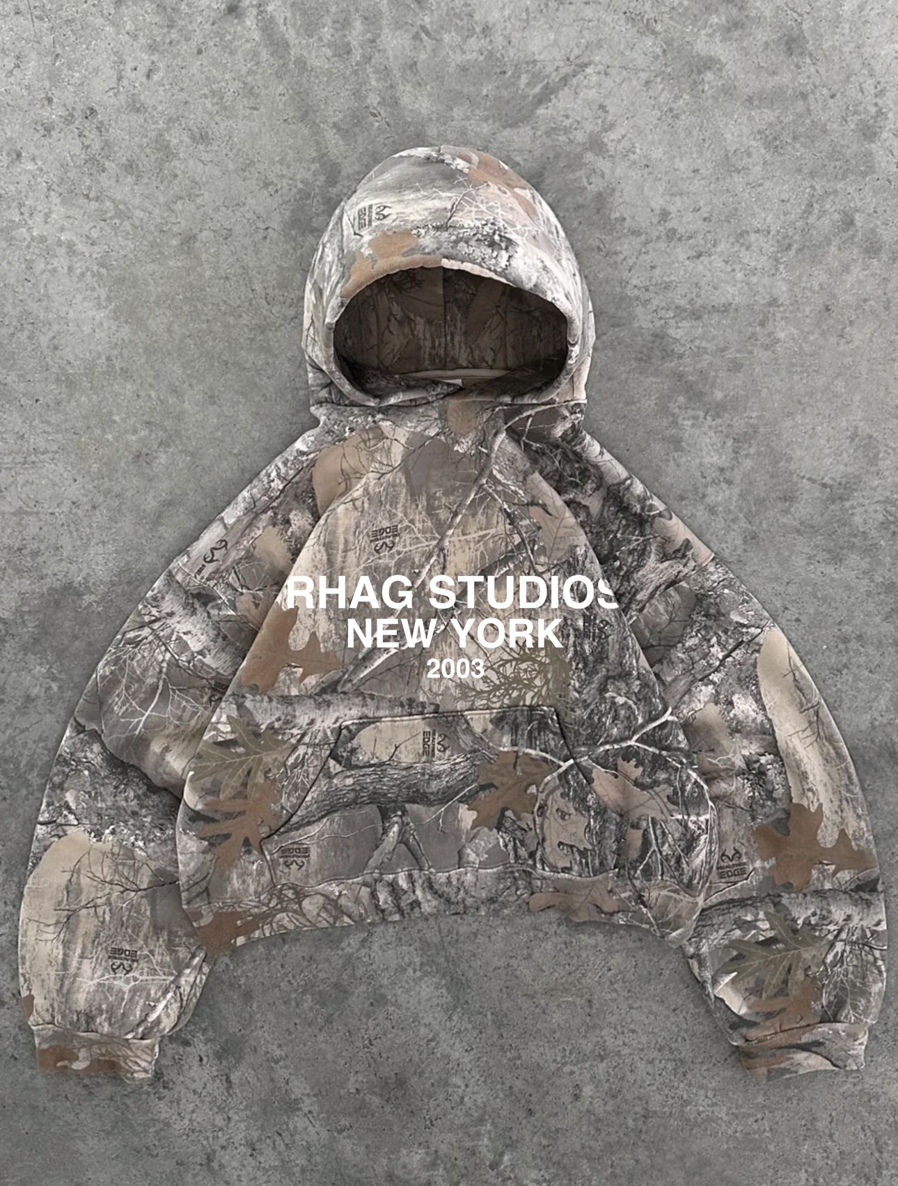 RHAG STUDIOS CONCRETE HOODIE - PRE ORDER
